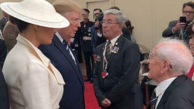 Beleza de Melania Trump, impressiona veterano de guerra