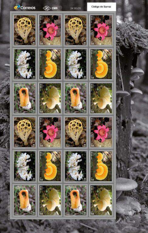 Dia Mundial do Meio Ambiente: Correios lançam selos com o tema fungos