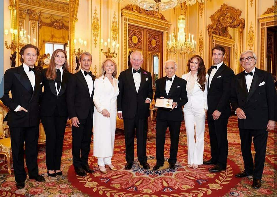 Ralph Lauren recebe honraria da realeza britânica