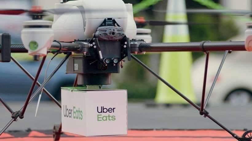Uber Eats anuncia primeiros testes de entrega de comida com drones