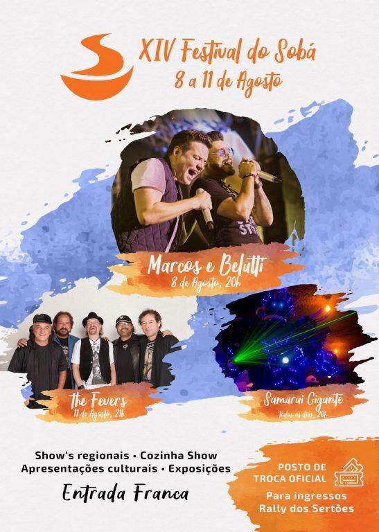14º Festival do Sobá terá Marcos & Belutti e The Fevers