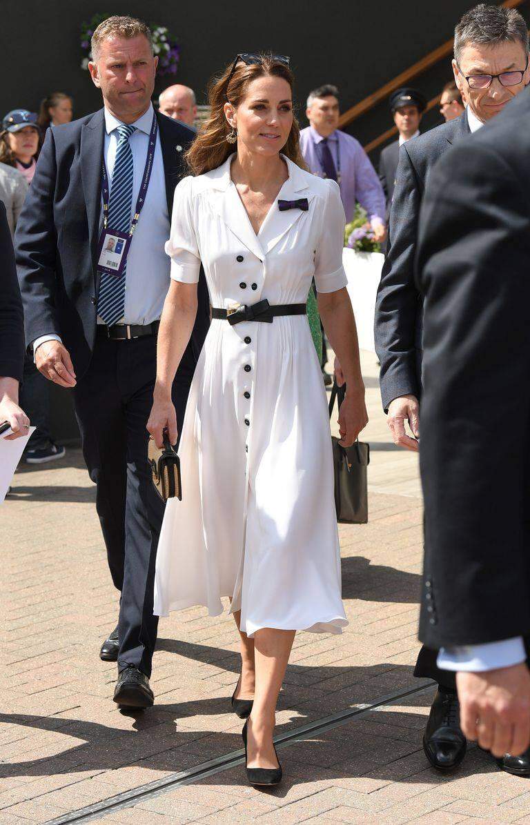 Kate Middleton fez aparição surpresa em Wimbledon