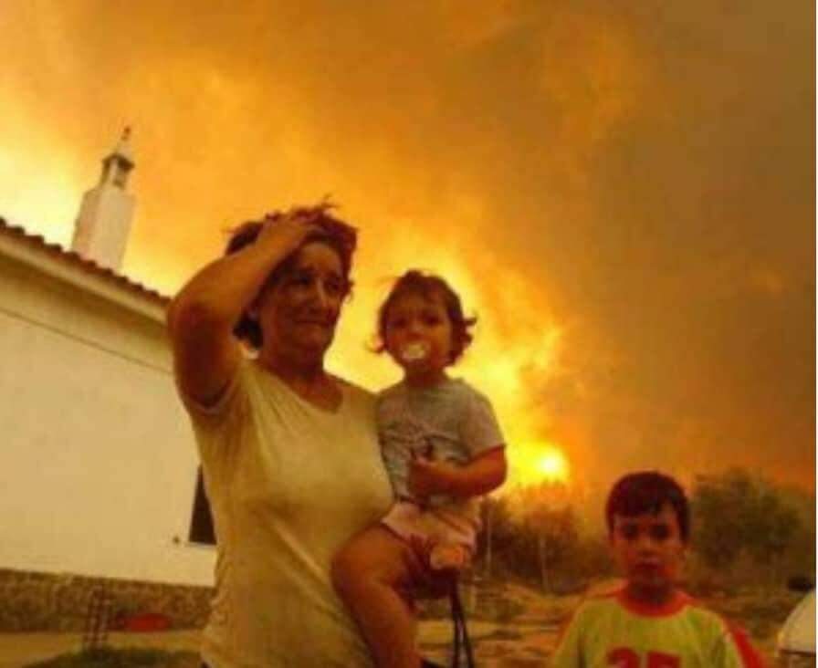 Portugal em chamas.