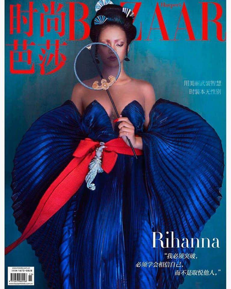 Rihanna é acusada de apropriação cultural em ensaio para capa de revista
