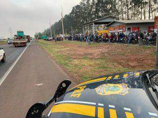 ‘Perdeu a motinha': PRF aborda motociclistas na BR-163 e apreende 20 veículos