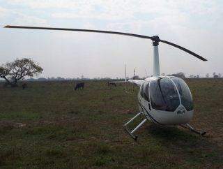 Helicóptero faz pouso em fazenda de MS e polícia suspeita de tráfico de drogas