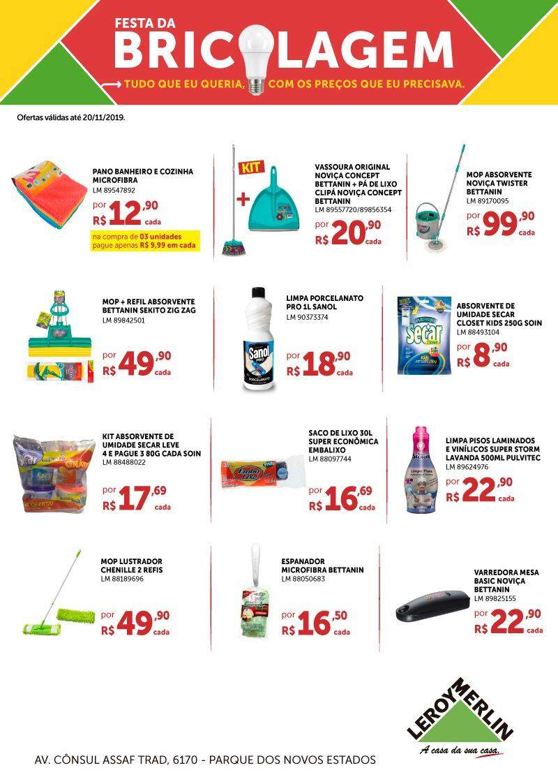 Festa da Bricolagem Leroy Merlin com 72 horas de saldão com  até 60% OFF