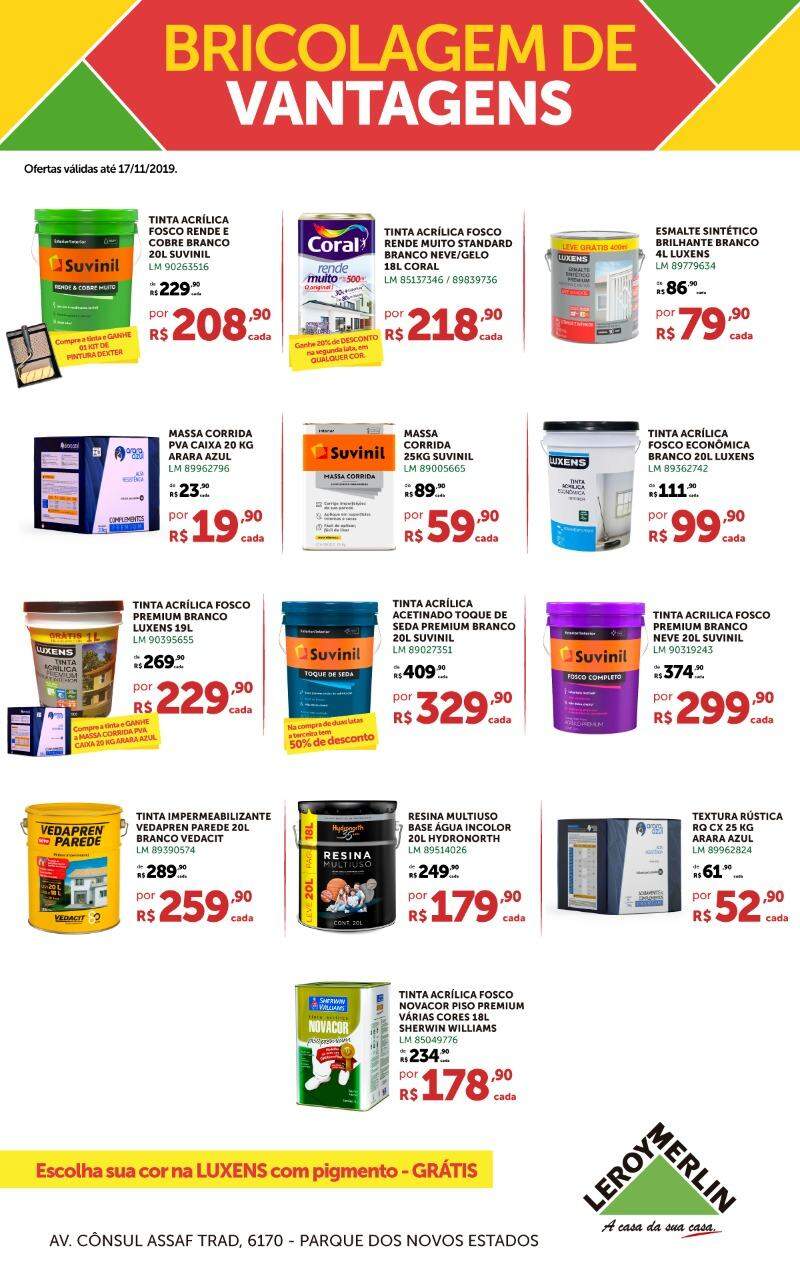 Festa da Bricolagem Leroy Merlin com 72 horas de saldão com  até 60% OFF