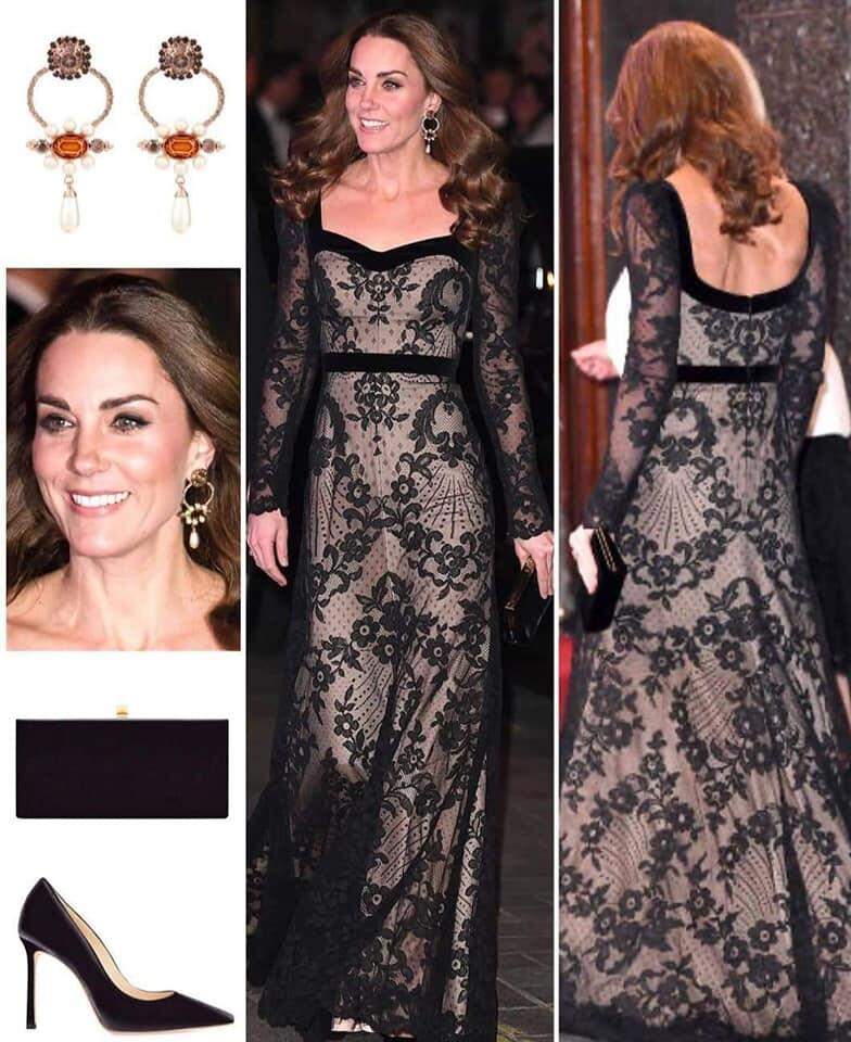 Kate Middleton encanta de Alexandre McQueen