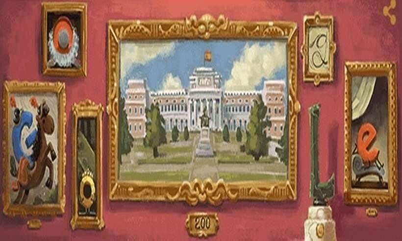 Google celebra os 200 anos do Museu do Prado em doodle