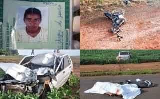 Moto partida ao meio: motorista e motociclista morrem e outros dois se ferem em acidente