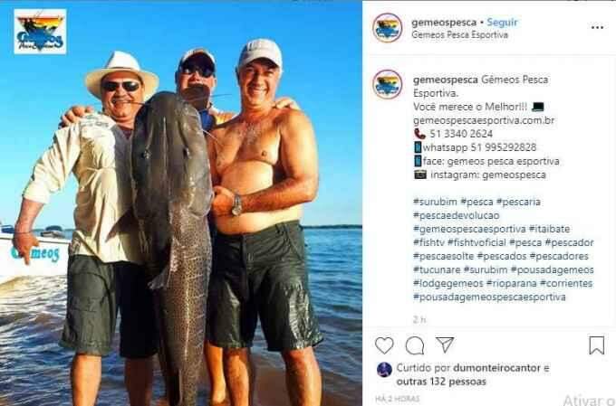 Pesqueiro destino de Reinaldo tem diária a R$ 1,1 mil, lancha de luxo e praia privativa