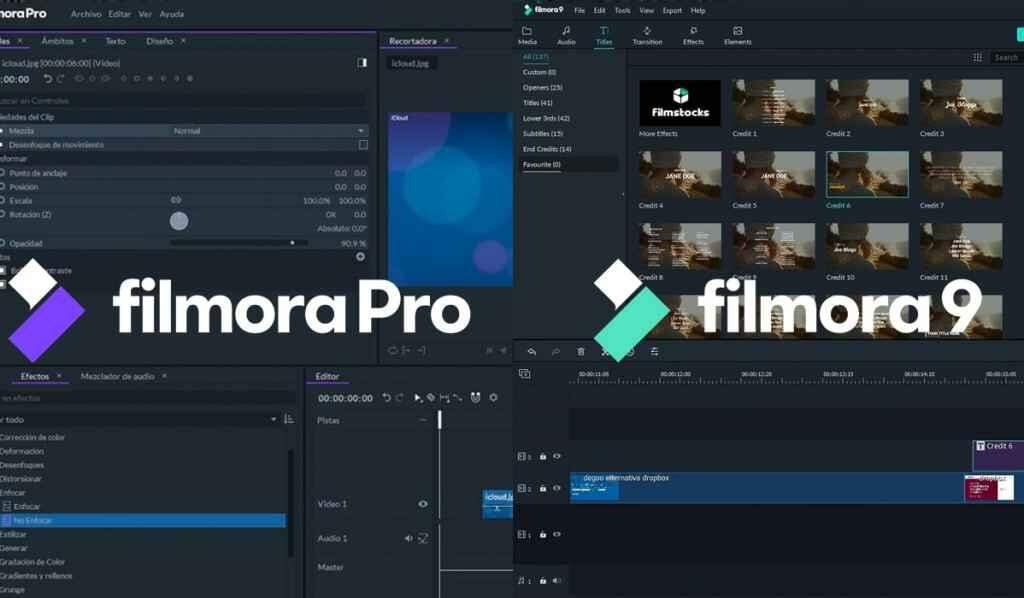 editor de video - filmora