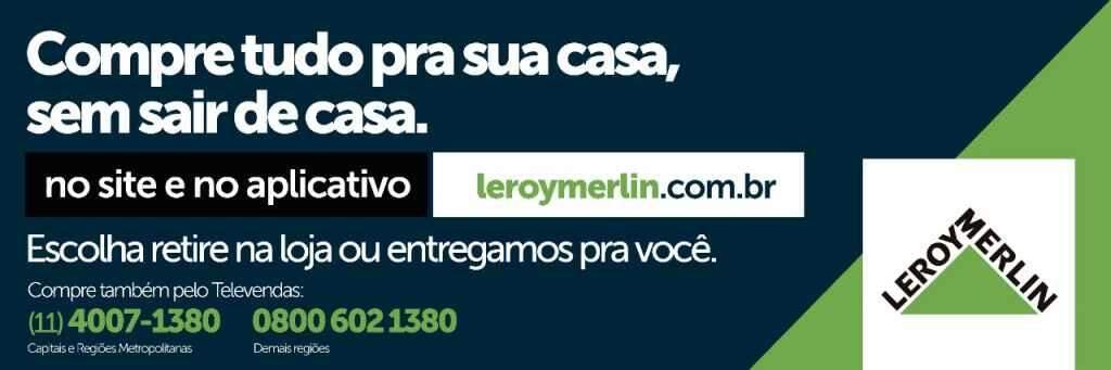 Na Leroy Merlin você compra online, recebe em até 24h ou utilize o Click e Retire em até 2 horas