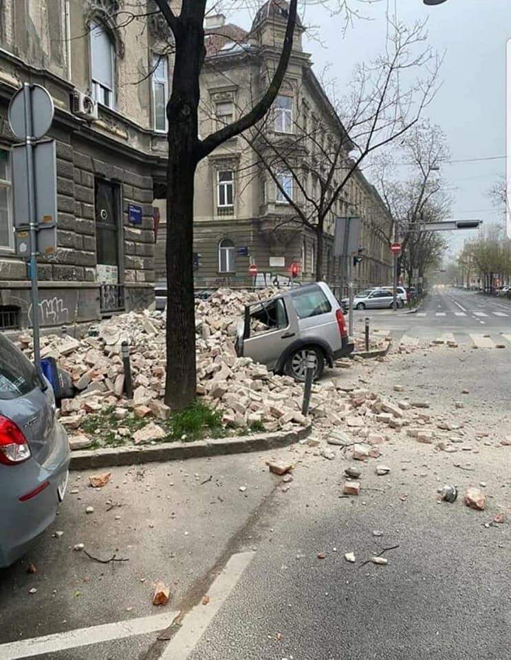 Terremotos na Croácia atingem moradores em quarentena