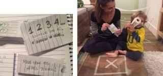 Mãe cria 'book' com brincadeiras criativas para crianças na quarentena