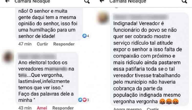 Câmara causa revolta ao gravar morador de MS pedindo perdão por comentário em página