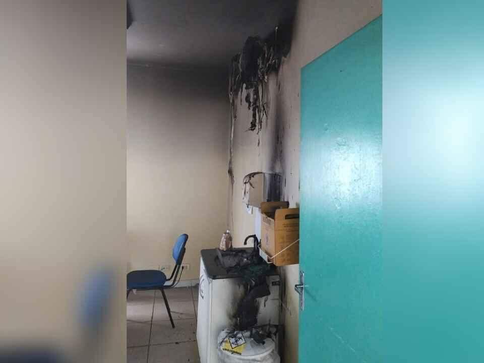 Princípio de incêndio deixa UPA da Vila Almeida fechada durante a manhã