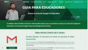 SED reforça importância de acesso as novas plataformas de aula online