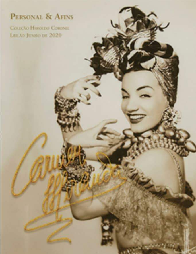 Mais de 400 objetos pessoais de Carmen Miranda vão a leilão no Rio.