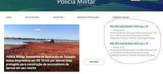 Site da Polícia Militar de Mato Grosso do Sul sofre invasão