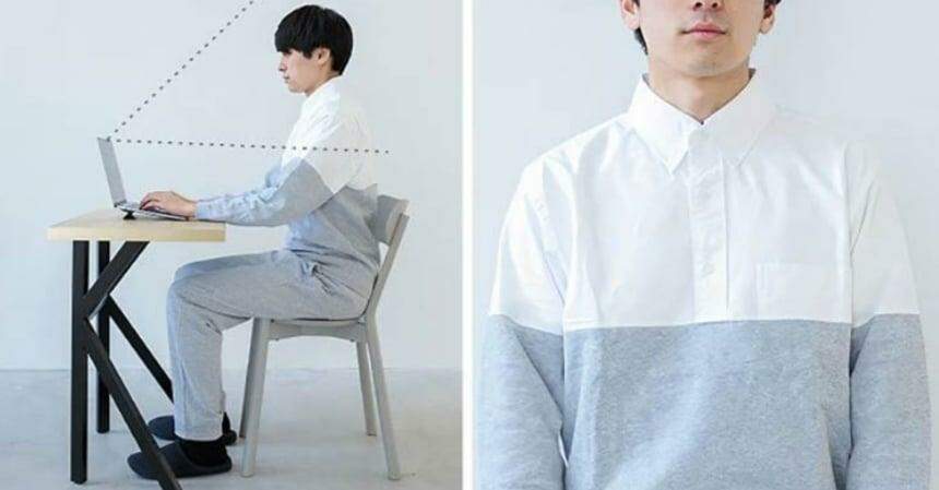Marca japonesa cria pijamas para 'trabalhar em casa' que são perfeitos para videoconferências