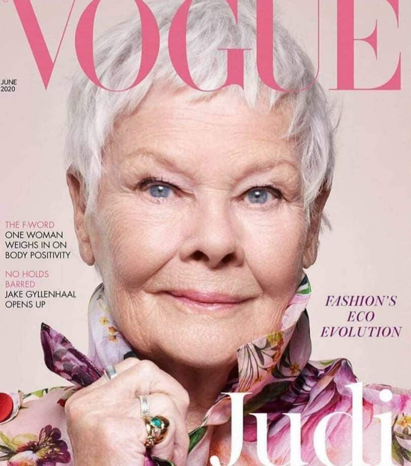Aos 85 anos, Judi Dench é estrela da capa da Vogue britânica.
