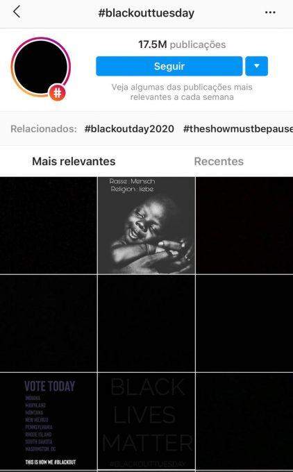 BlackOutTuesday: Entenda porque seu feed está cheio de imagens pretas