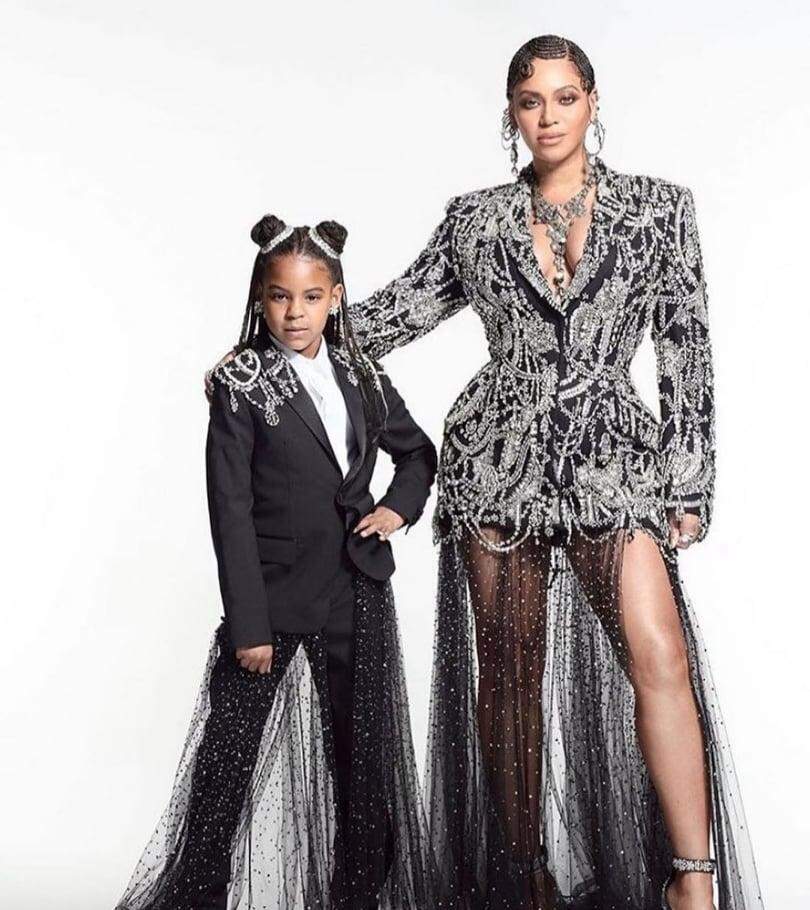 Filha de Beyoncé é indicada ao BET Award com apenas 8 anos.