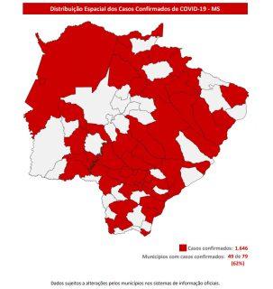 coronavírus, Mato Grosso do Sul, municípios sem casos