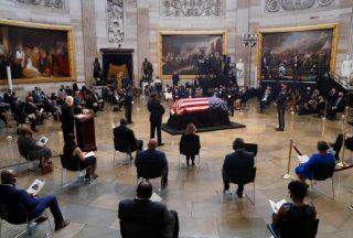 John Lewis é o primeiro parlamentar negro a ser velado na Rotunda do Capitólio, em Washington