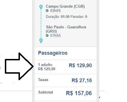Passagem por apenas R$ 129 para embarque em Campo Grande; confira mais promoções