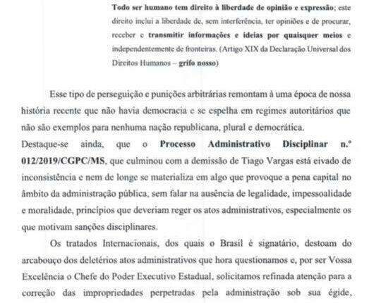 Federação de policiais civis pede para Reinaldo revisar demissão de investigador
