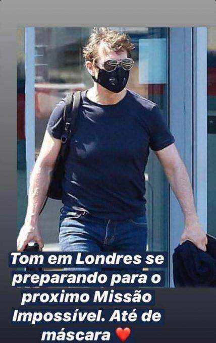 Tom Cruise faz uma verdadeira Missão Impossível em Londres.