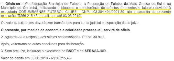 Leilão de sede social de clube de futebol em MS é por dívida de R$ 239,7 mil