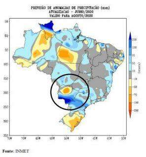 Agosto não deve ter chuva em Campo Grande e tempo seco pode agravar pandemia