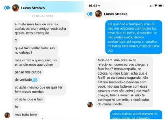 Ex-namoradas relatam abusos físicos e psicológicos contra participante de reality