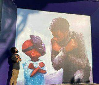 Disney inaugura mural com homenagem à Chadwick Boseman