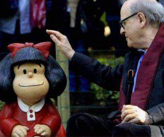 Morre aos 88 anos o cartunista Quino, criador da Mafalda