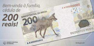 Nova nota de R$ 200 começa a circular; veja como ela é.