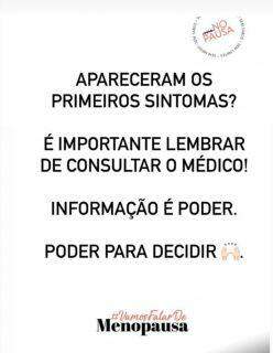 DIA MUNDIAL DA MENOPAUSA - "Informação É Poder"