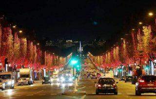 Iluminação de Natal da Champs Élysées 2020 em modo virtual