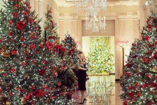 Melania Trump revela decoração do último Natal da família Trump na Casa Branca