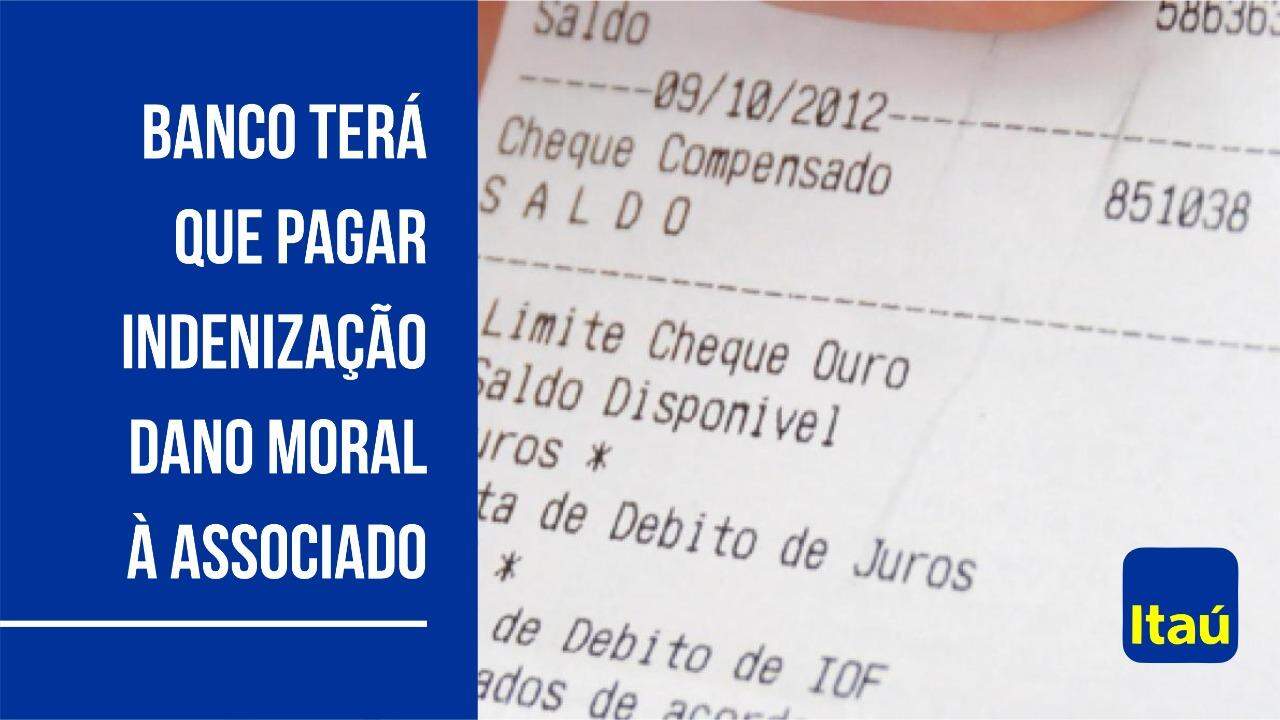 Banco Itaú é condenado a indenizar cliente em 5mil reais por danos morais