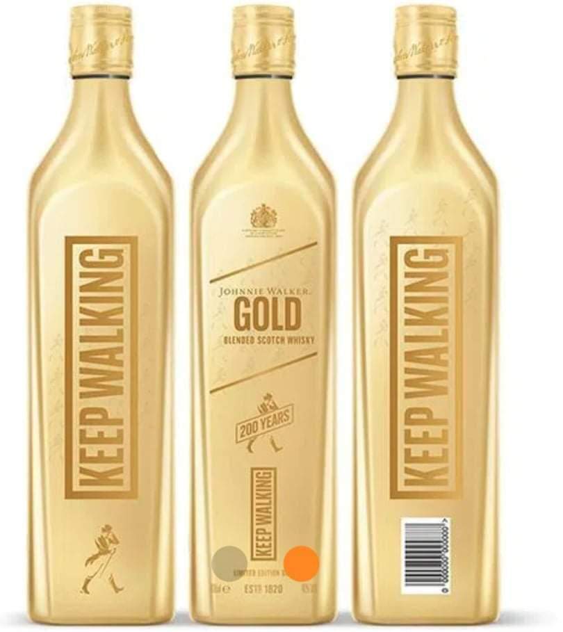 Whisky Johnnie Walker Gold 200 anos Limited Edition 750 ml.