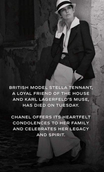 Stella Tennant, famosa modelo britânica, morre aos 50 anos