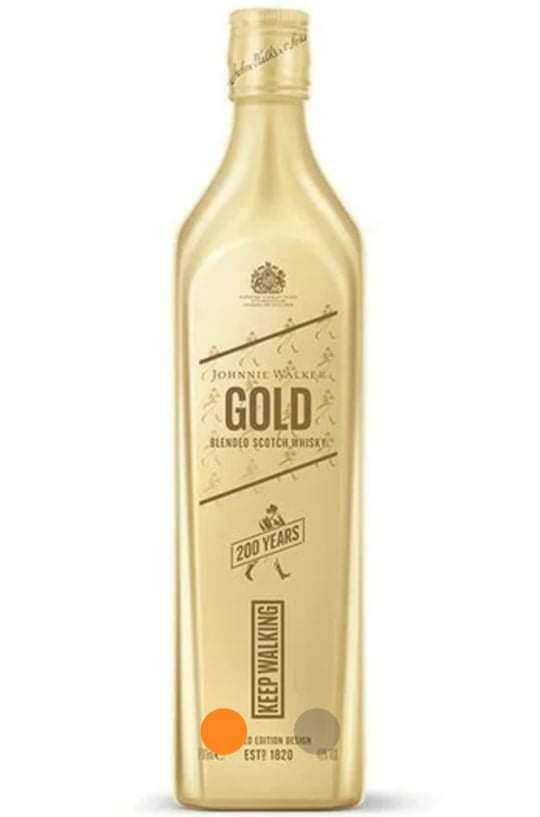 Whisky Johnnie Walker Gold 200 anos Limited Edition 750 ml.