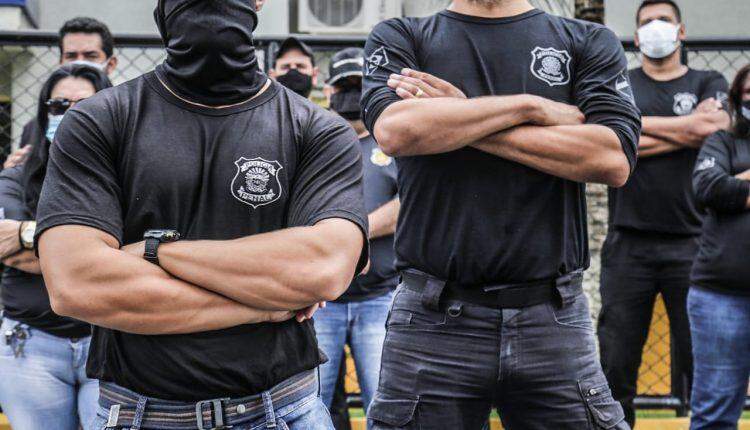 Agentes protestam na Agepen contra regulamentação da polícia penal em presídios por 'decreto'