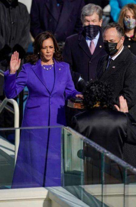 Por que elas usaram o roxo na cerimônia de posse de Joe Biden?