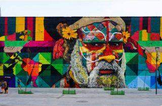 Mural “Etnias", o maior mural grafite do mundo.